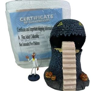 Hawthorne Village Nightmare Before Christmas Lighted Lizard House BATTERY OPR